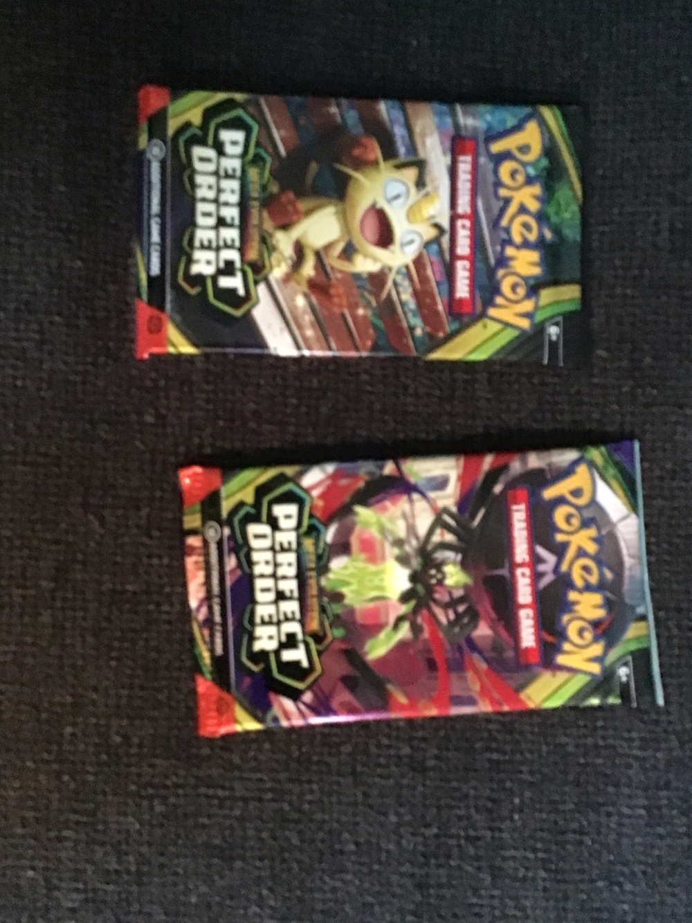 Pokémon TCG "Perfect Order" Booster Packs - Meowth & Boss Vileplume Art